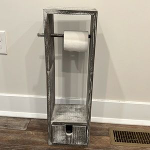 Rustic toilet paper holder